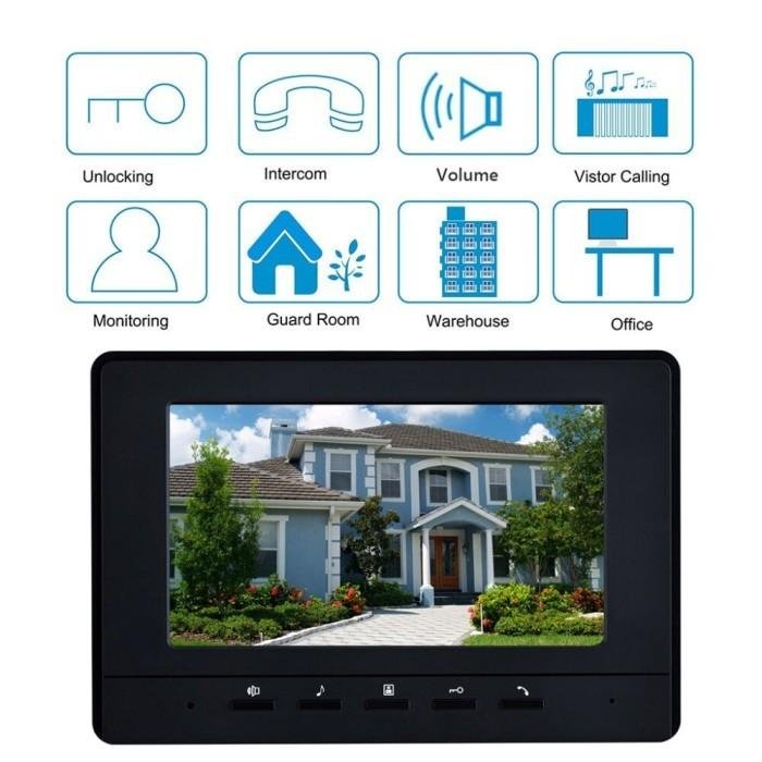 Jual 8 Unit Apartemen Video Intercom Sistem 7 Inch Monitor Video Pintu ... Jual 8 Unit Apartemen Video Intercom Sistem 7 Inch Monitor Video Pintu ...