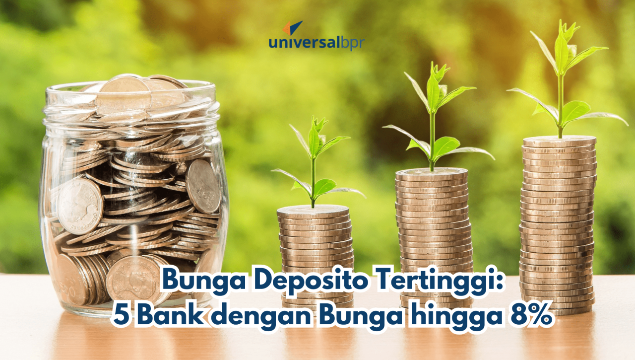 Bunga Deposito Tertinggi: 5 Bank dengan Bunga hingga 8% Bunga Deposito Tertinggi: 5 Bank dengan Bunga hingga 8%