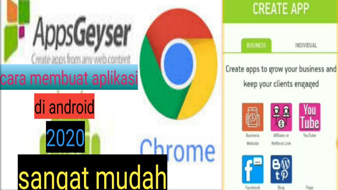 cara membuat aplikasi sendiri di android - YouTube